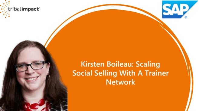 Kirsten Boileau Scaling Social Selling With A Trainer Network