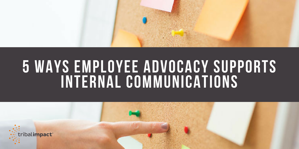 5 ways employee advocacy supports internal communications banner
