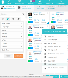 How to Build a Twitter List SocialBro Export