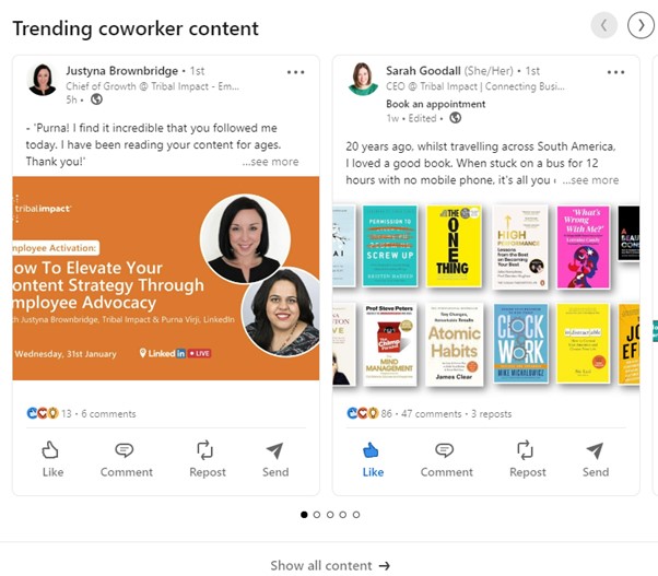 LinkedIn Trending Content