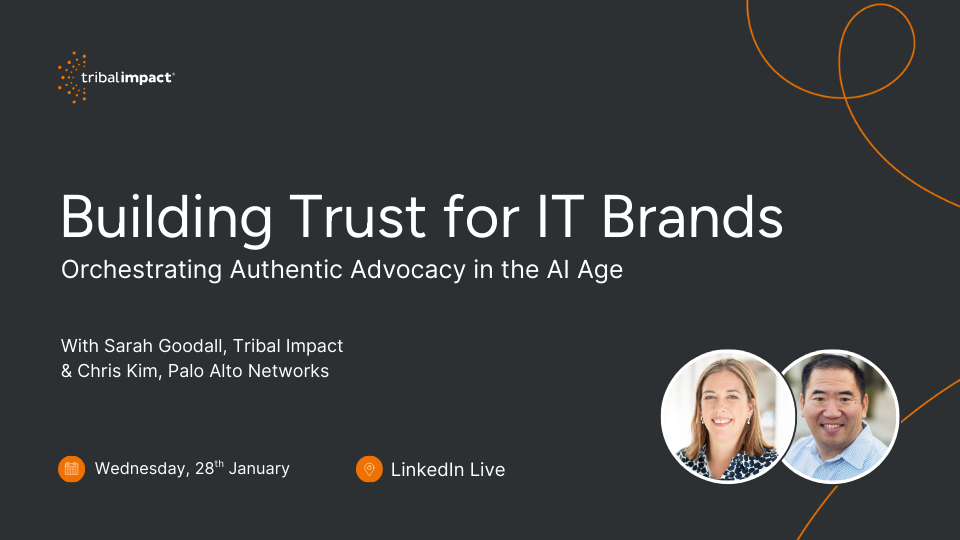 LinkedIn Live - Sarah and Chris Kim - Tribal Online Events