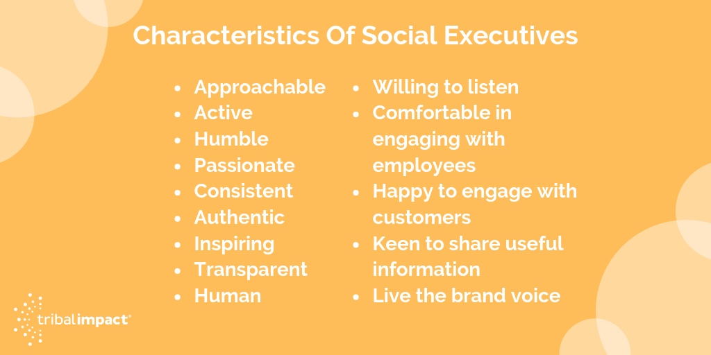 characteristics of social executive