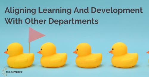 Learning and developmentAligning Learning And Development With Other Departments